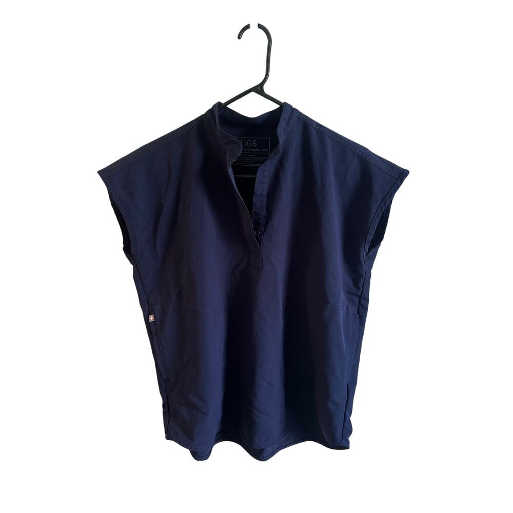 Figs Rafaela Scrub Top Navy Blue Sz XXS Women’s PO 2454 Nice Condition